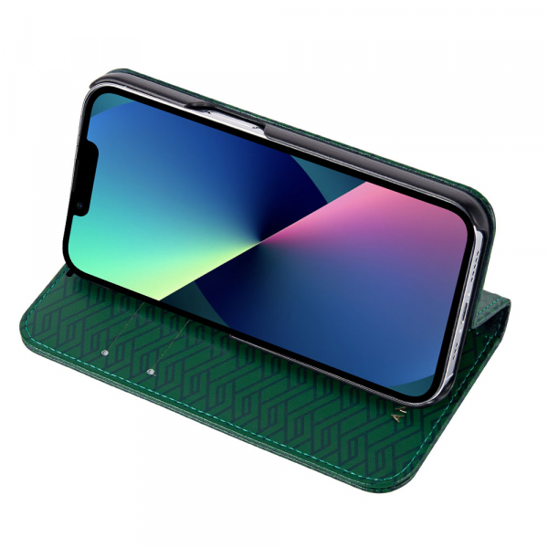 Personalized Luxury Leather Flip Wallet Phone Case For iPhone 14 - Image 3