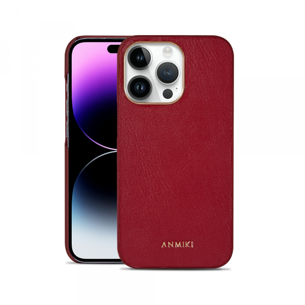 Luxury Cross Lines Leather Phone Case For iPhone 14 Pro Max - Image 3