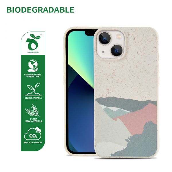 Eco Friendly Wheat Straw Sustainable Biodegradable Phone Case For iPhone 14