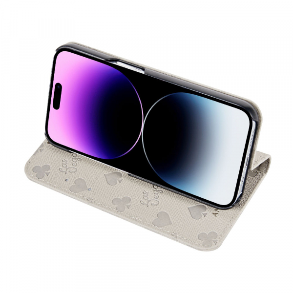 Luxury Personalised Wallet Flip Mobile Phone Cases For iPhone 14 Pro Max - Image 3