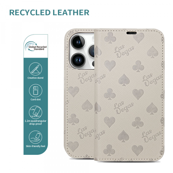 Luxury Personalised Wallet Flip Mobile Phone Cases For iPhone 14 Pro Max