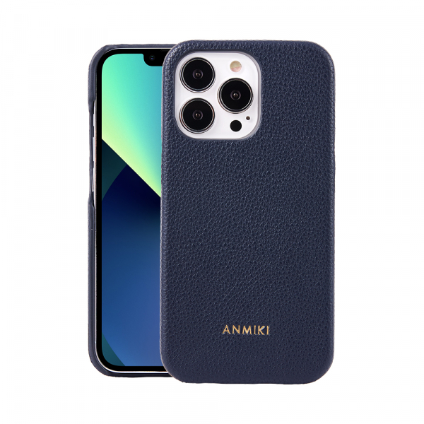 Luxury Pebble Lychee Grain PU Leather Mobile Phone Case For iPhone 14 Pro Max - Image 3
