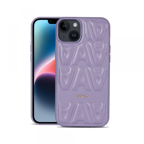 Airbag PU Leather Phone Case With Letter For iPhone 14 Pro Max - Image 4