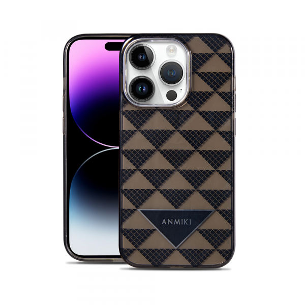 Luxury Geometric Pattern Design IMD Phone Case For iPhone 14 Pro Max - Image 3