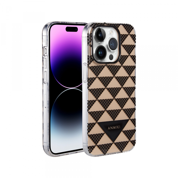 Luxury Geometric Pattern Design IMD Phone Case For iPhone 14 Pro Max - Image 4