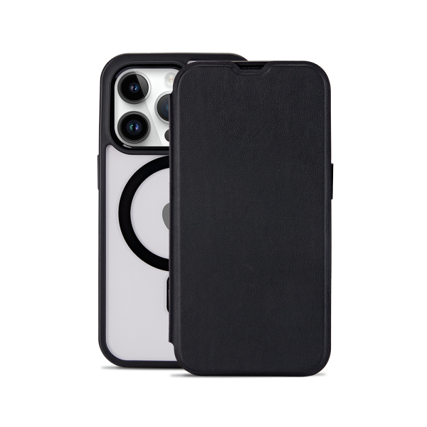 Clear PU Flip with Magsafe C&T® Phone Case - Image 4