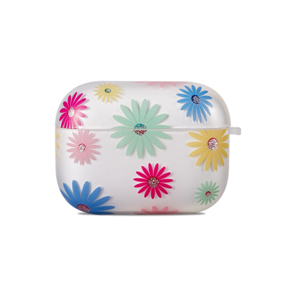 Flower Diamond Inlaid Earphone Case