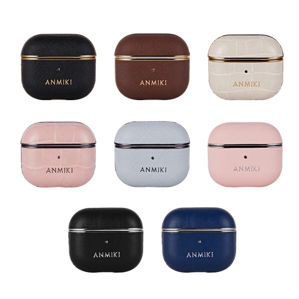 Business Style PU Leather AirPods Case