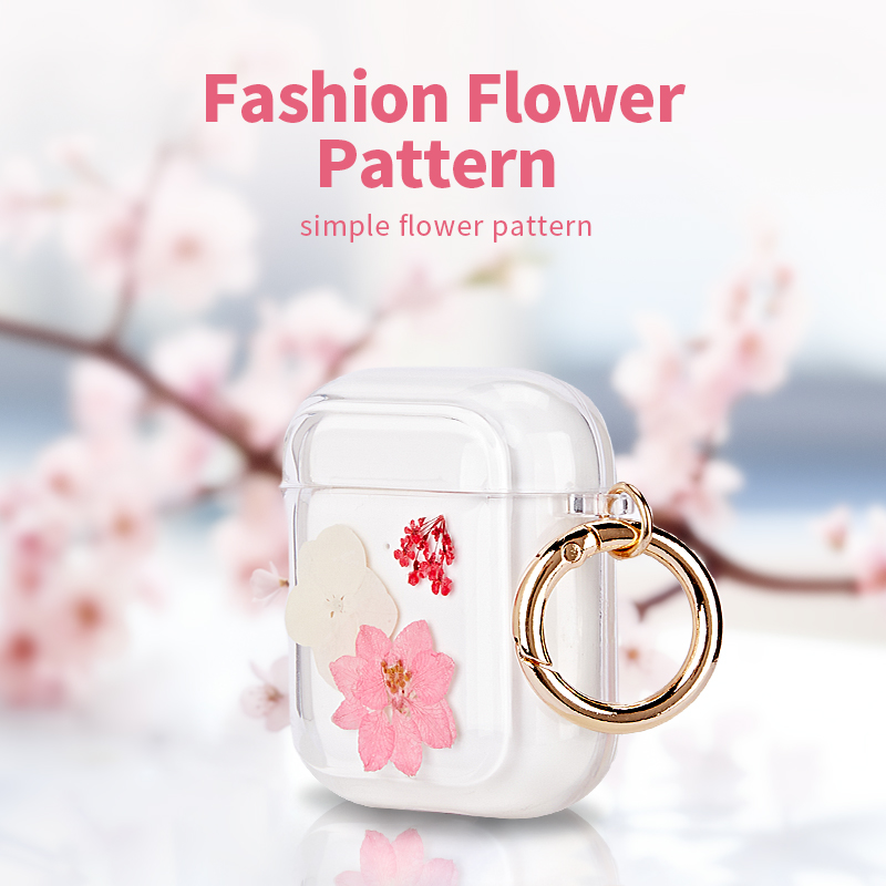 Dried flower Epoxy AirPods Case