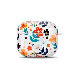 Floral Pattern TPU AirPods Case