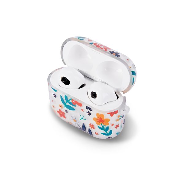 Floral Pattern TPU AirPods Case