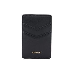 Leather magnetic card holder