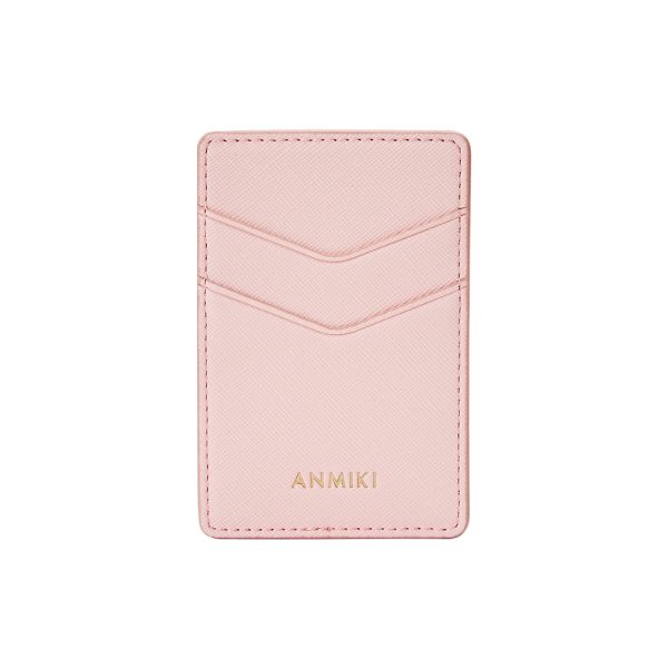 Leather magnetic card holder