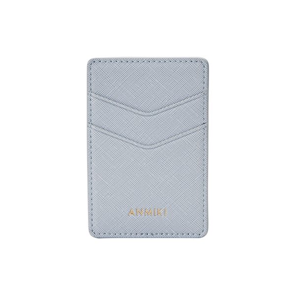 Leather magnetic card holder