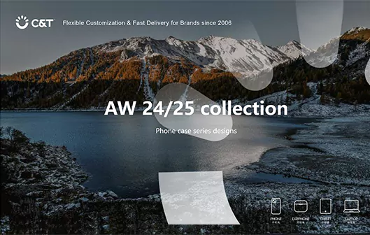 C&T AW 24/25 collection Phone case series designs