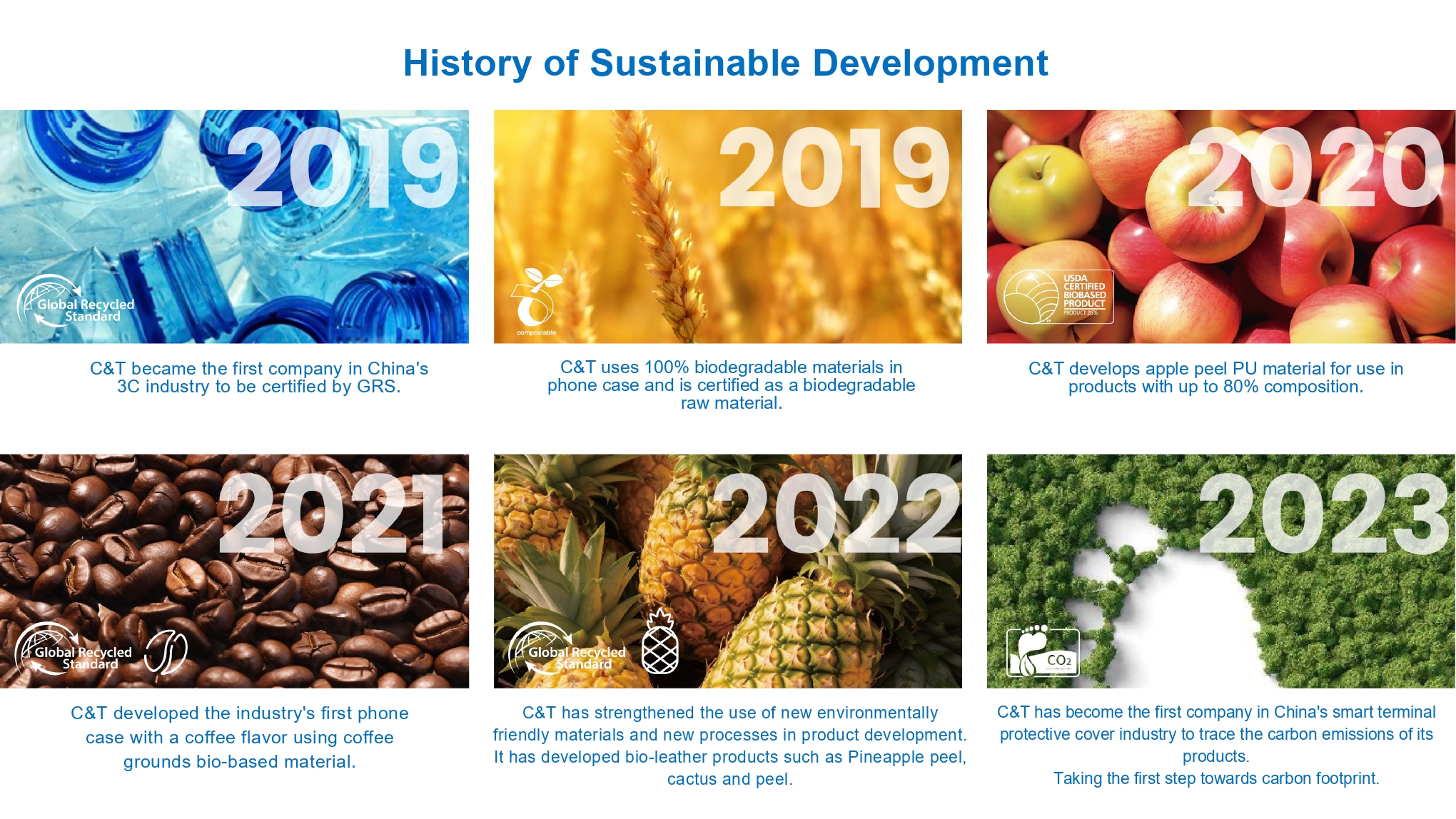 C&T History of Sustainable Development