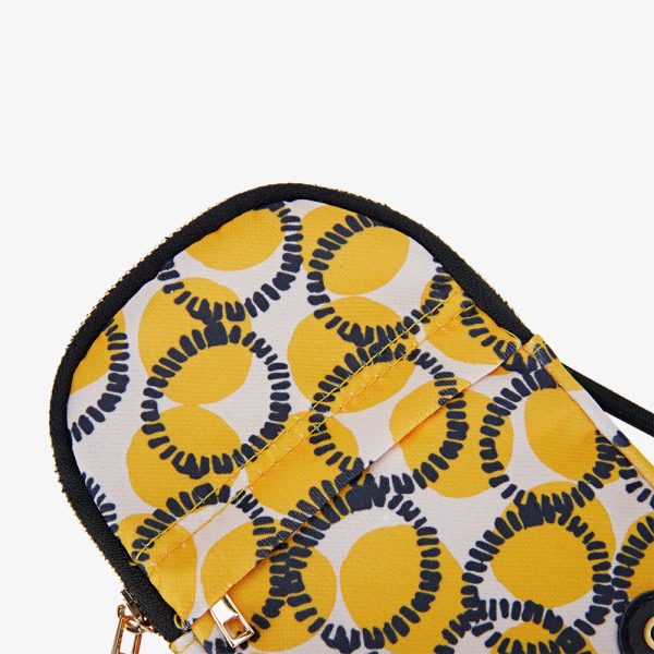 Vibrant Circles Patterned C&T® Phone Bag