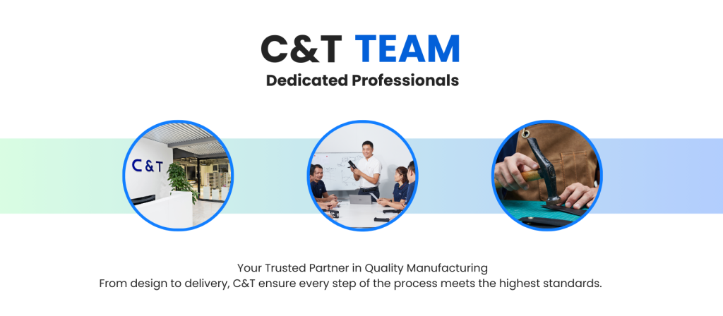Meet the C&T team: your step-by-step partners in phone case customization, offering innovative designs and reliable support.