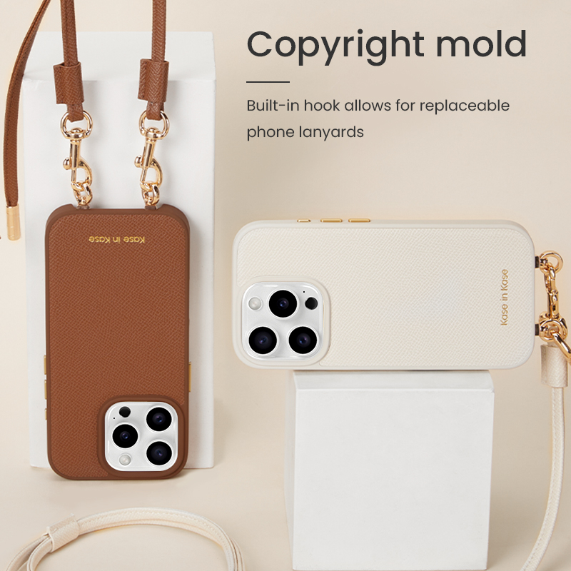 Veneer gluing - Built-in hook allows for replaceable - Phone lanyards