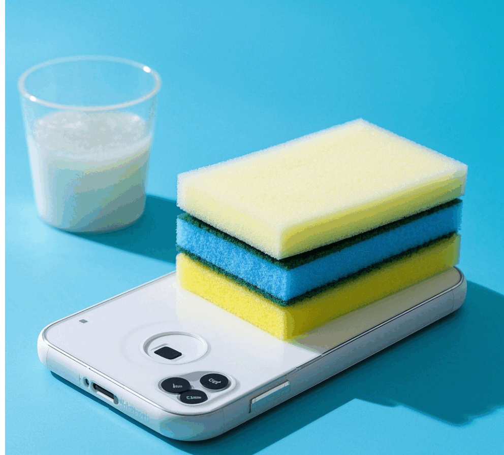 Melamine-Sponge-for-phone-case