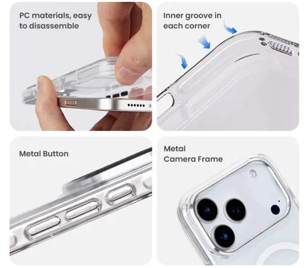 PC and Metal Hybrid Phone Case (5)
