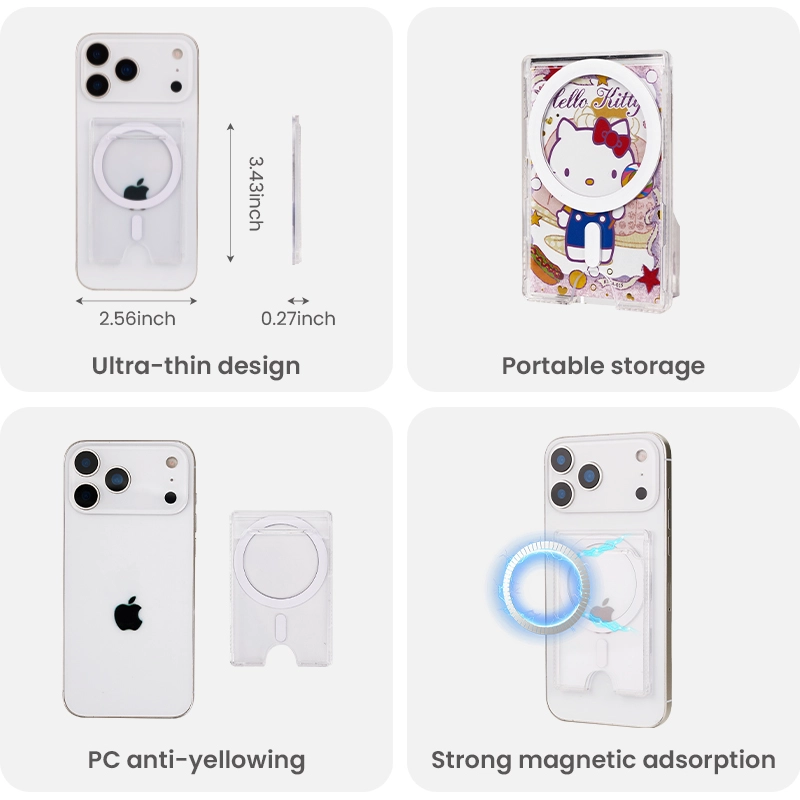 magnetic card holder for phone