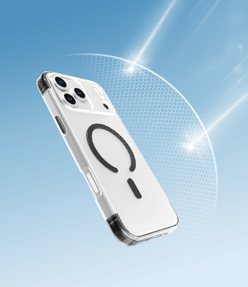 Clear Magnetic Phone Case for iPhone 17 Pro Max