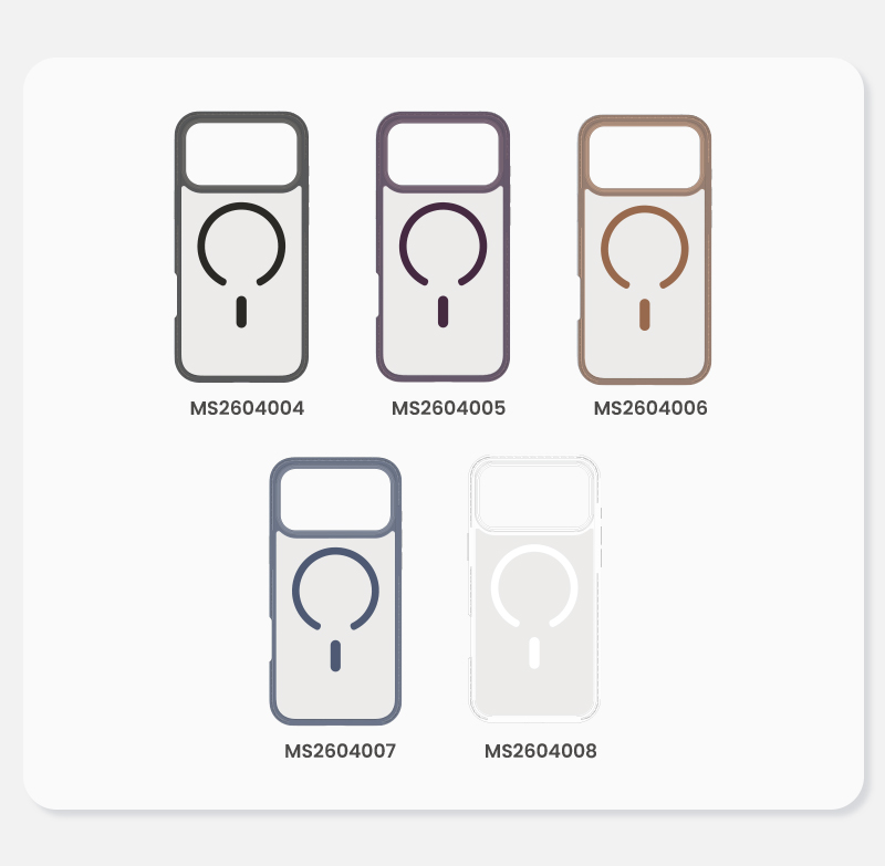 BEAUTY SHIELD matte phone case color options