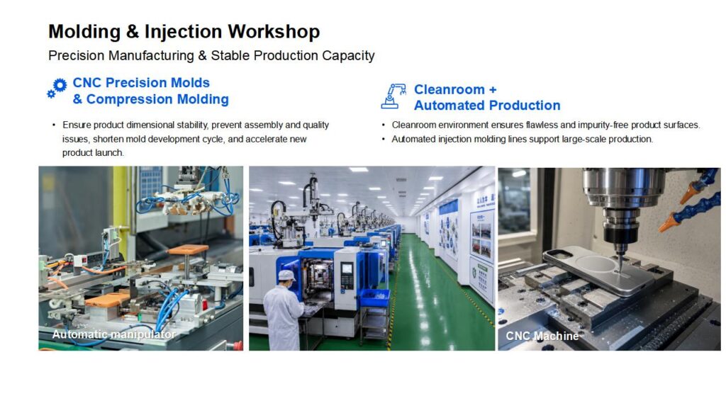 C&T molding and injection workshop for iPhone 18 phone case manufacturing