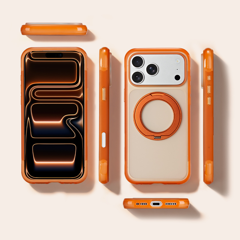 Full view of translucent protective case