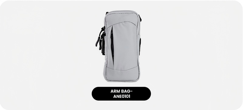 Single gray phone pouch color option