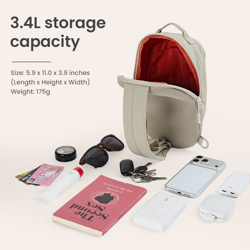 Capacity layout with daily travel essentials