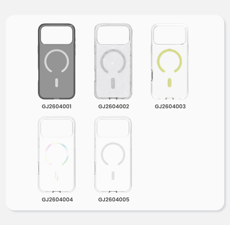Copolyester clear case color options