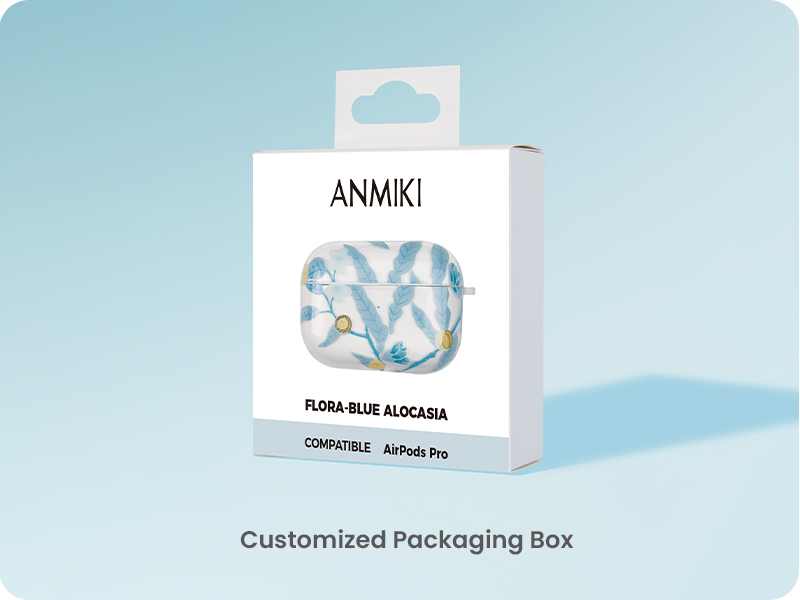 Custom packaging display for earbud cover
