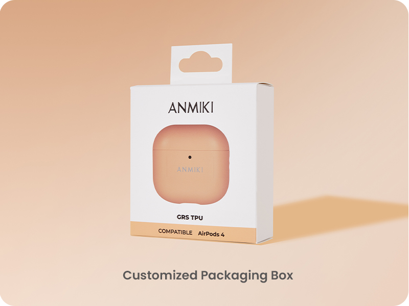 Custom packaging display for TPU earbud cover