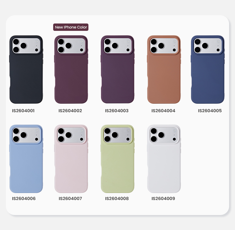 ISCC TPU phone case color options