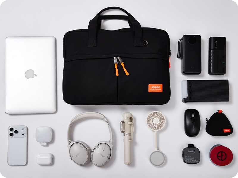 Large storage laptop carrying bag