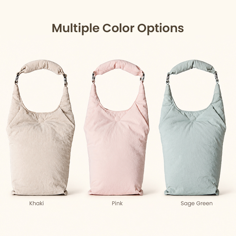 Khaki pink and sage green color options