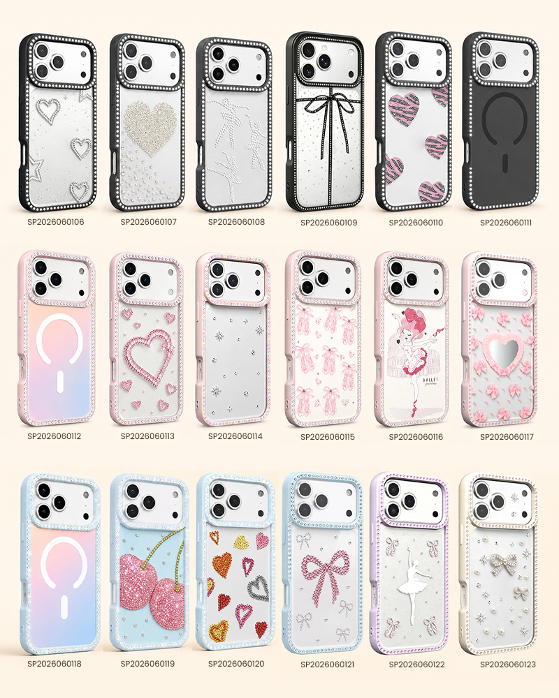 Multiple rhinestone pattern designs