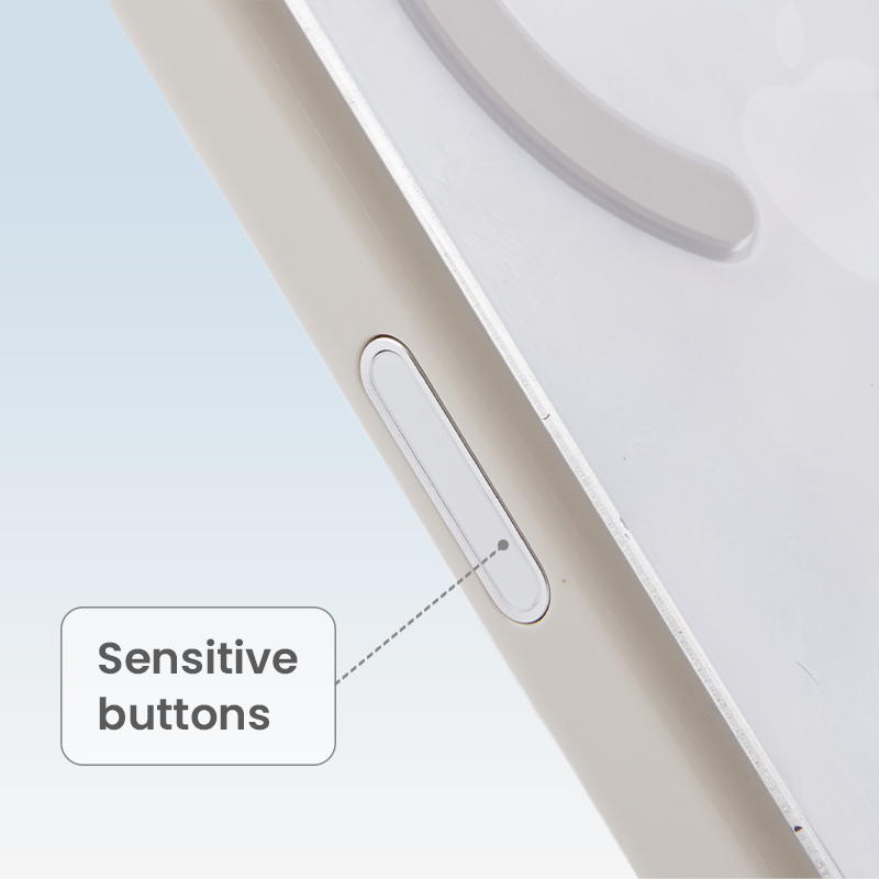 Sensitive side button close-up