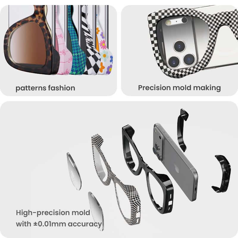 Pattern options and precision mold details