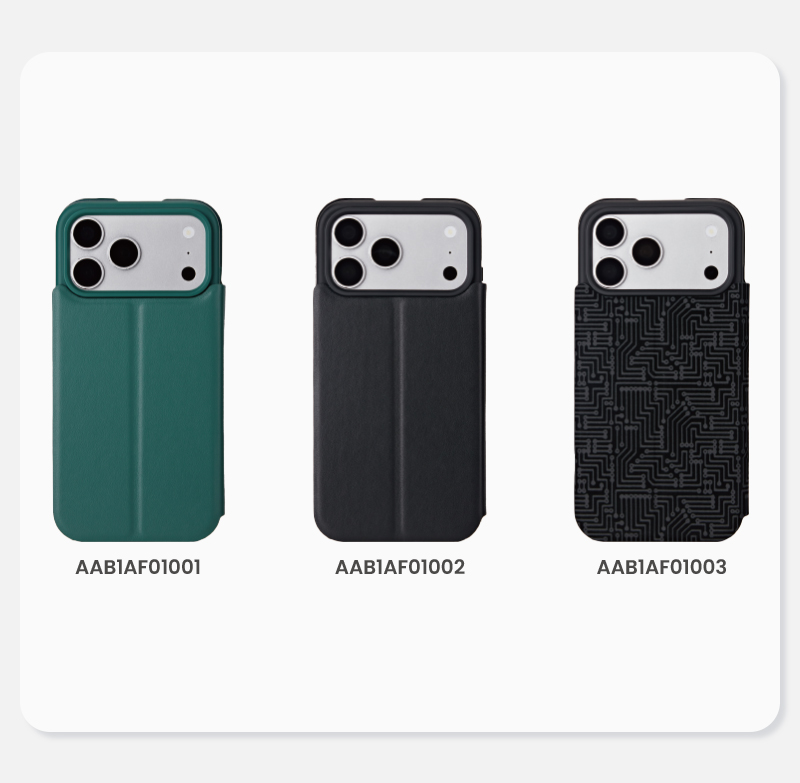 Synthetic leather wallet phone case color options