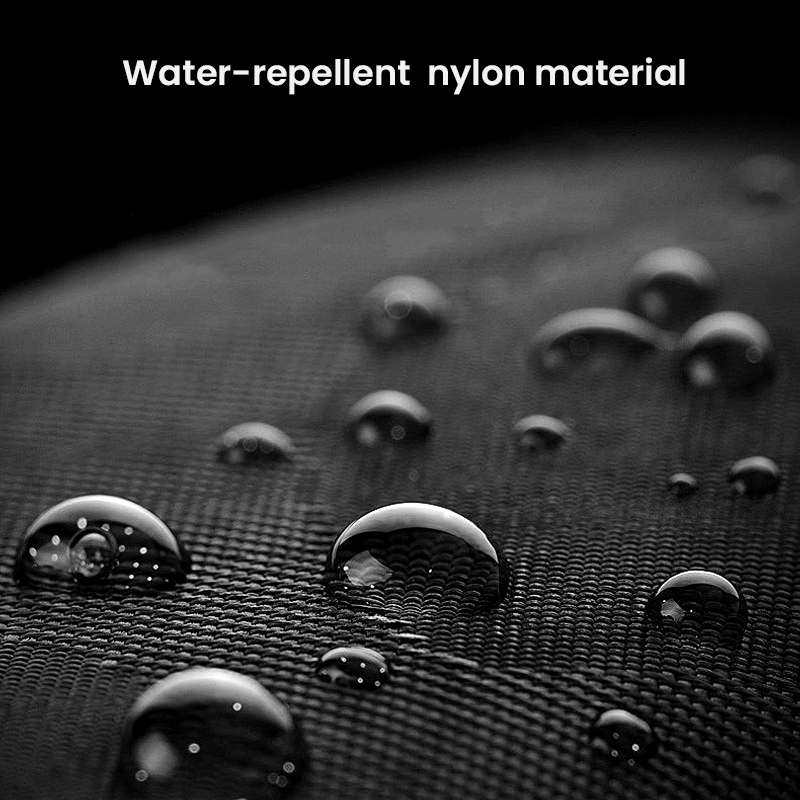 Water-repellent nylon material detail