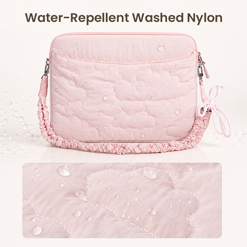 Water repellent nylon laptop bag material