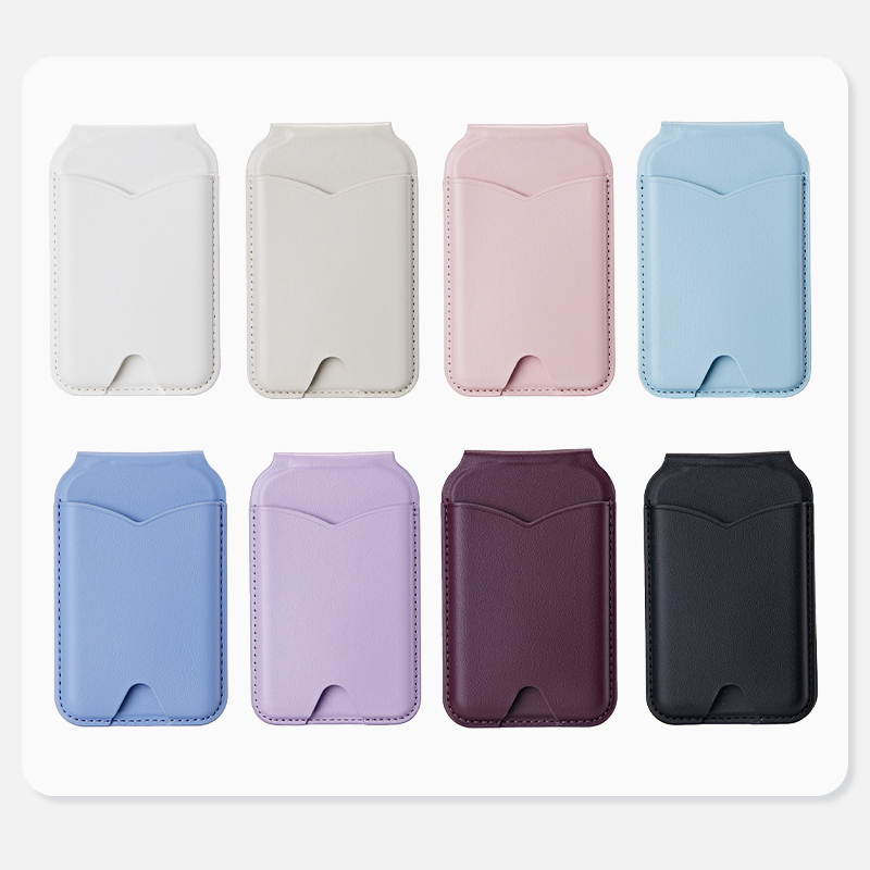 Multiple color options for magnetic card holder