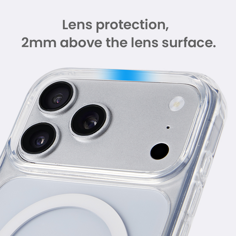 2mm raised edge around the camera