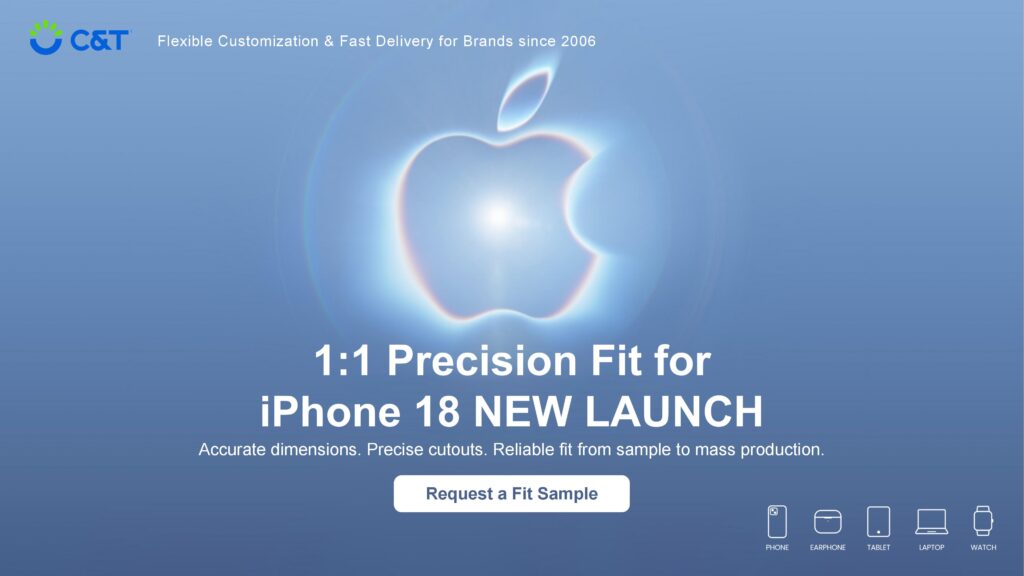 iPhone 18 case manufacturer precision fit new launch