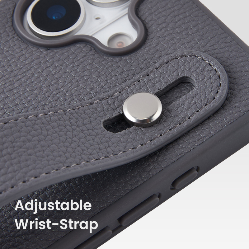 Adjustable wrist strap detail