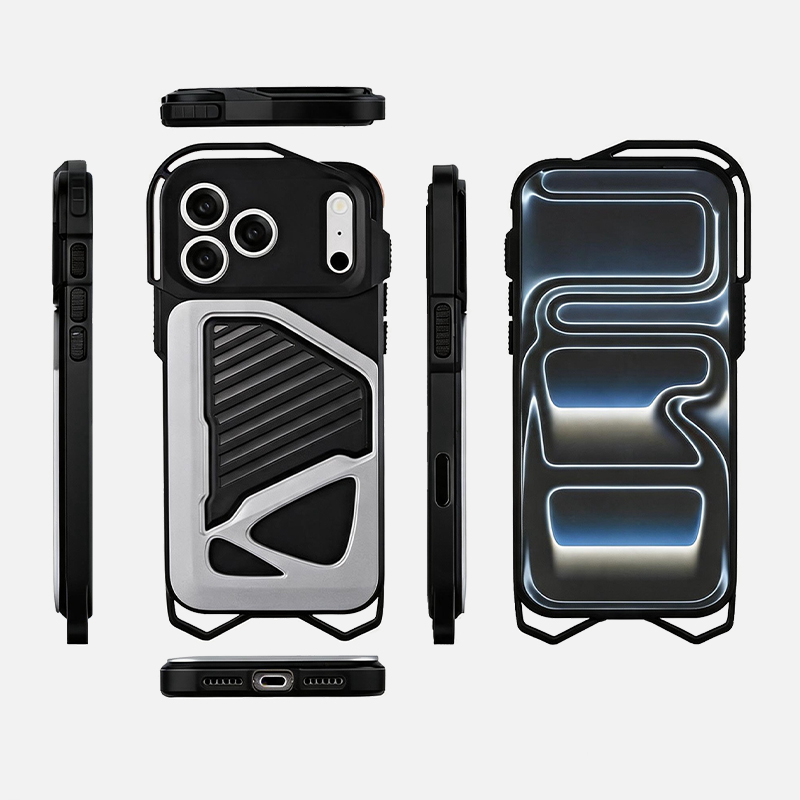 Full view of rugged protective phone case
