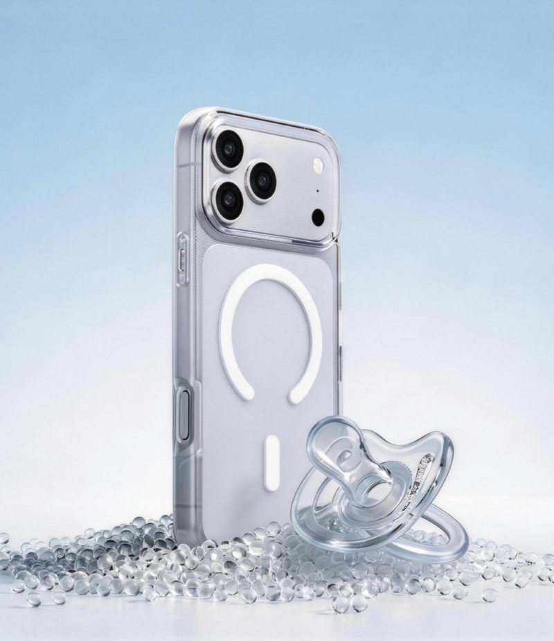 Copolyester clear magnetic phone case for iPhone 18 Pro Max